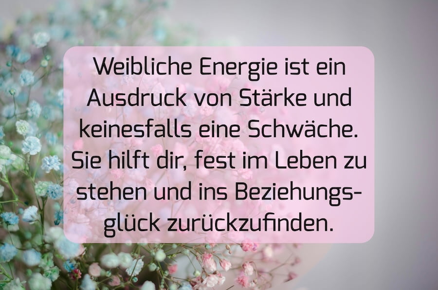 weibliche stärke spruch